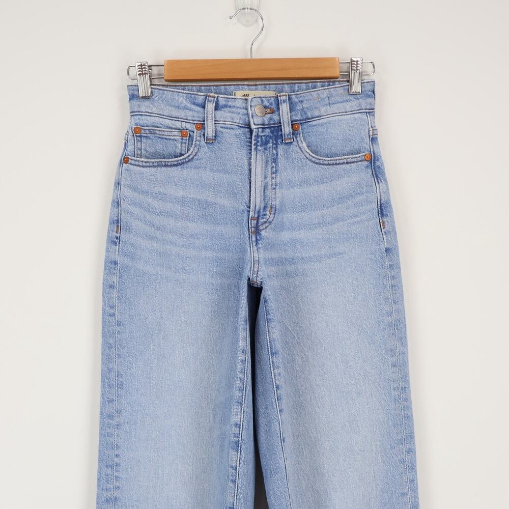 Madewell The Curvy Perfect Vintage Wide-Leg Crop Jean Altoona Wash Size 24 - Picture 3 of 7